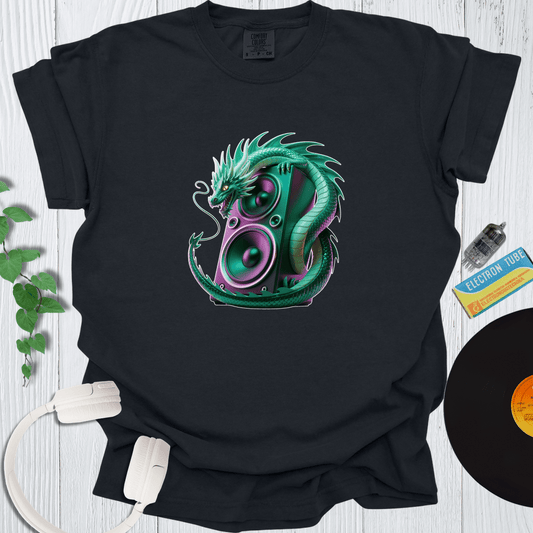 Printify T-Shirt Black / S Dragon Speaker