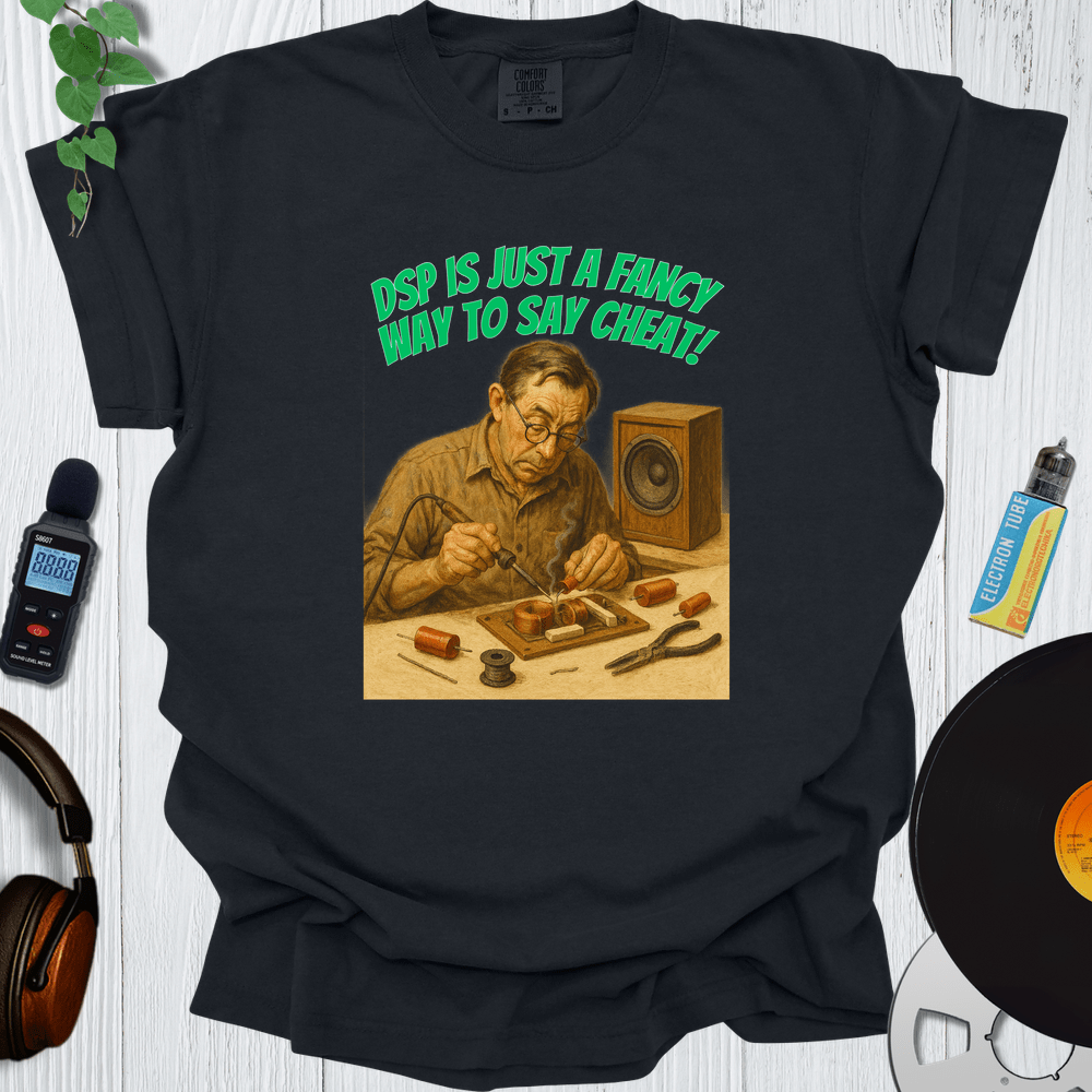 Printify T-Shirt Black / S DSP Is Just A Fancy Way To Say Cheat