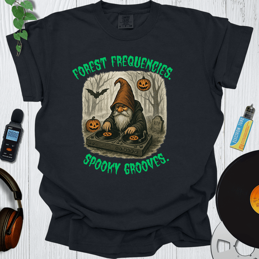 Printify T-Shirt Black / S Forest Frequencies Spooky Grooves