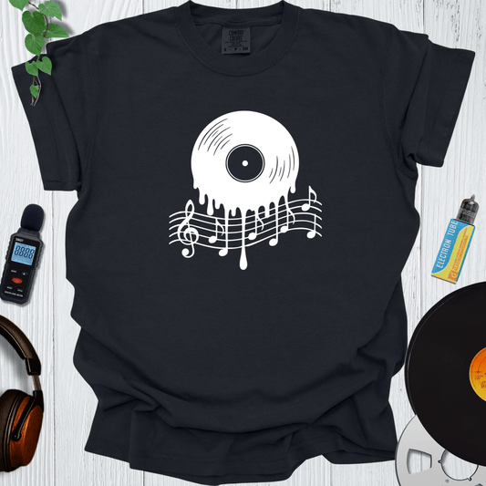 Printify T-Shirt Black / S Melting Vinyl