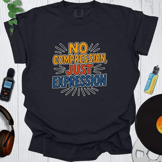 Printify T-Shirt Black / S No Compression Just Expression