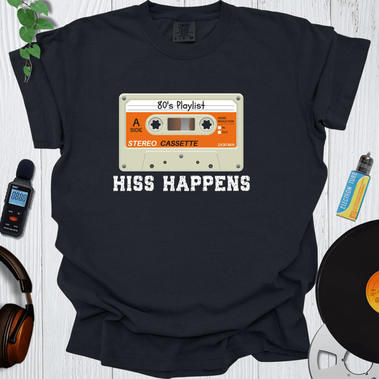 Printify T-Shirt Black / S Retro Cassette