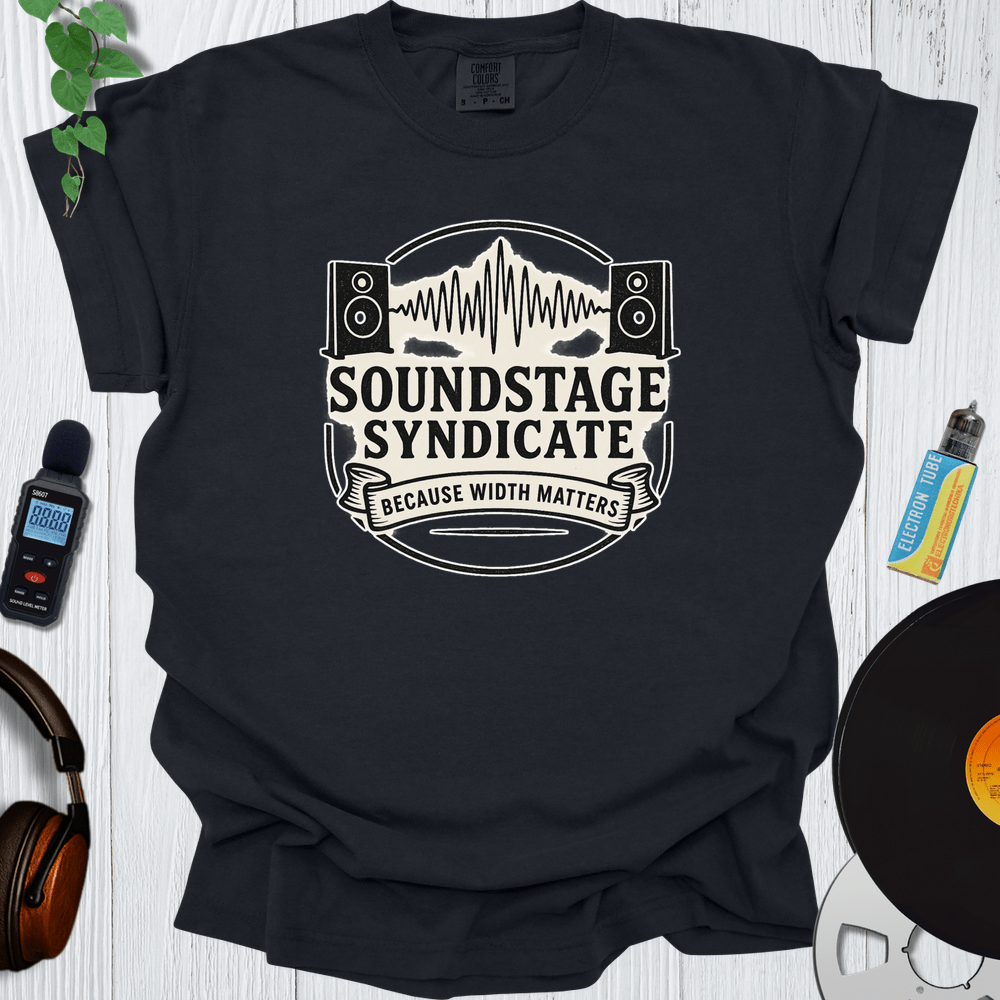 Printify T-Shirt Black / S Soundstage Syndicate