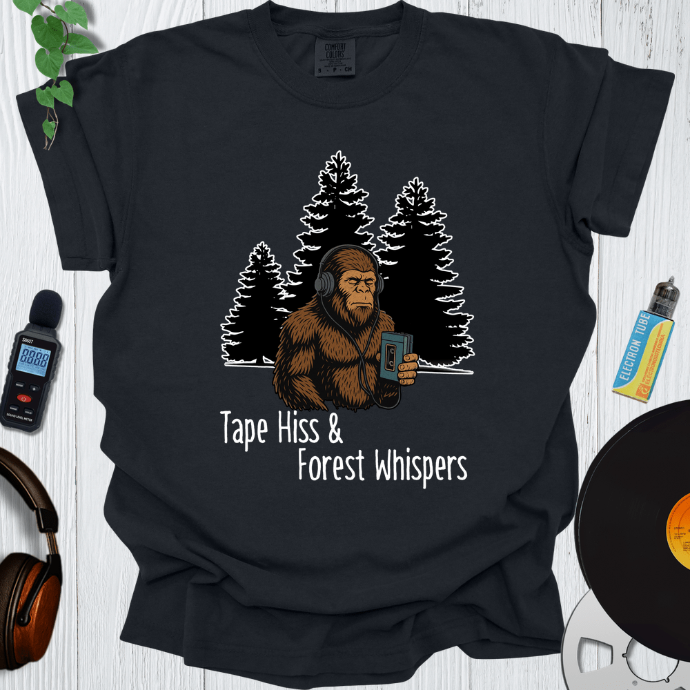 Printify T-Shirt Black / S Tape Hiss Forest Whispers