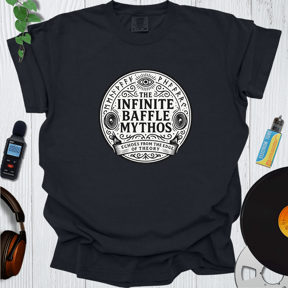 Printify T-Shirt Black / S The Infinite Baffle Mythos