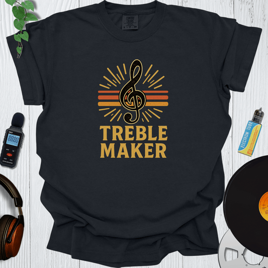 Printify T-Shirt Black / S Treble Maker V2