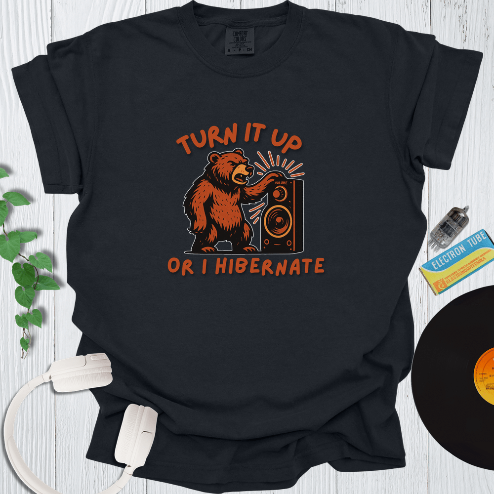 Printify T-Shirt Black / S Turn It Up
