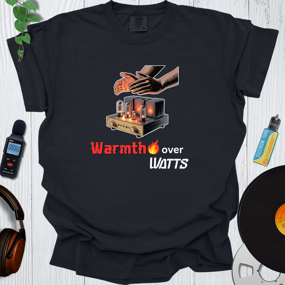 Printify T-Shirt Black / S Warmth Over Watts