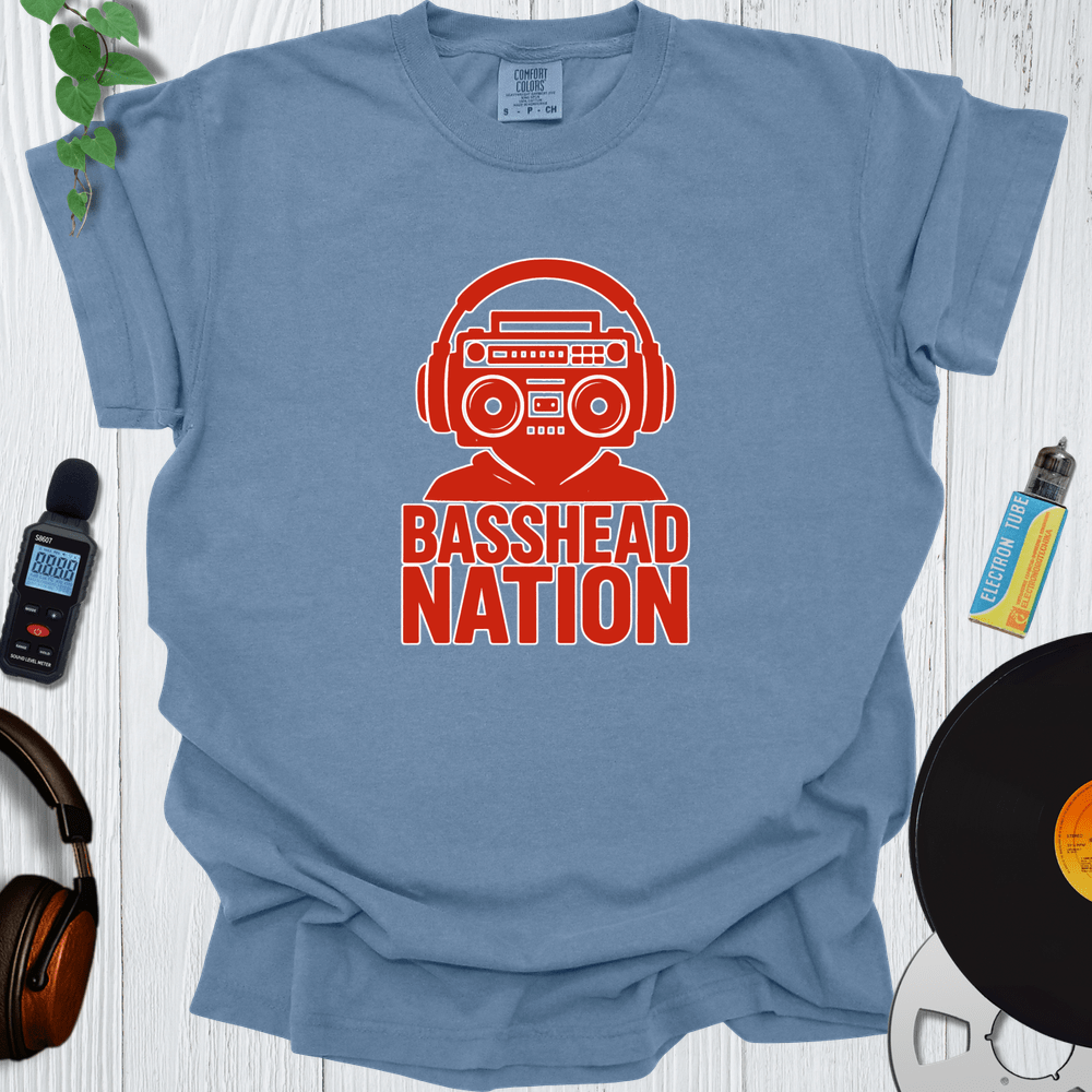 Printify T-Shirt Blue Jean / S Basshead Nation