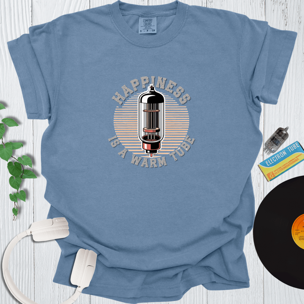 Printify T-Shirt Blue Jean / S Happiness Is A Warm Tube