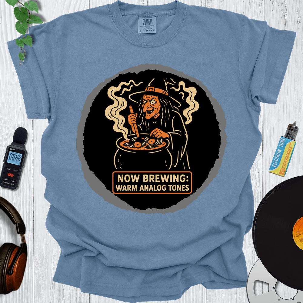 Printify T-Shirt Blue Jean / S Now Brewing Warm Analog Tones