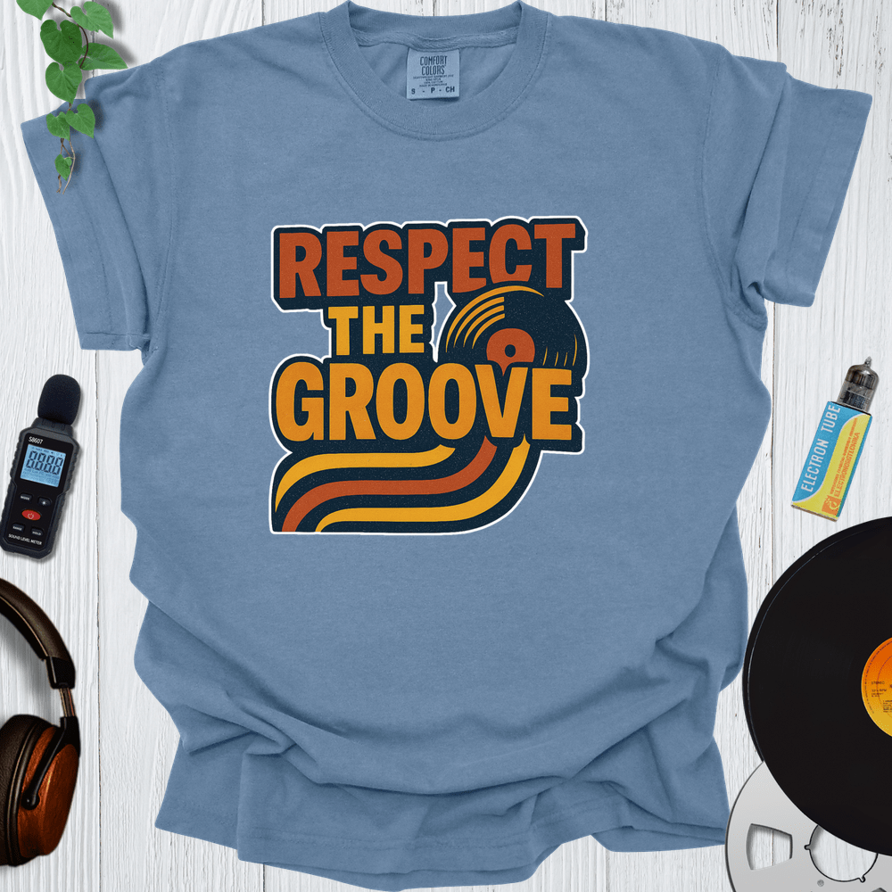 Printify T-Shirt Blue Jean / S Respect The Groove