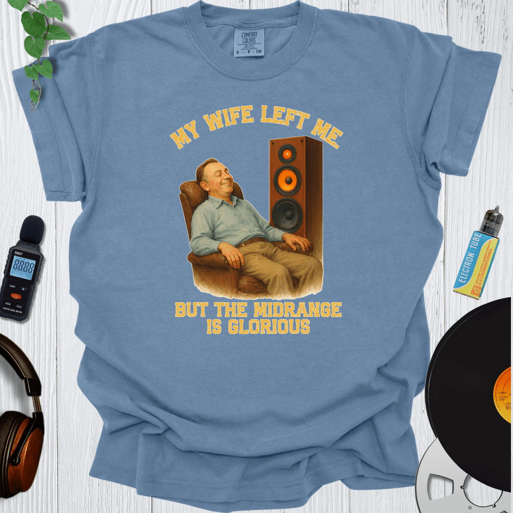 Printify T-Shirt Blue Jean / S The Midrange Is Glorious