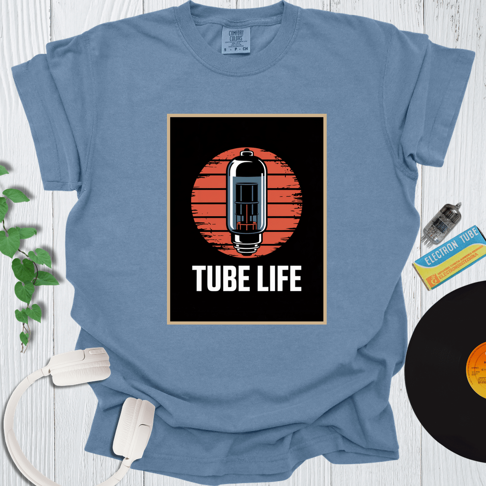 Printify T-Shirt Blue Jean / S Tube Life