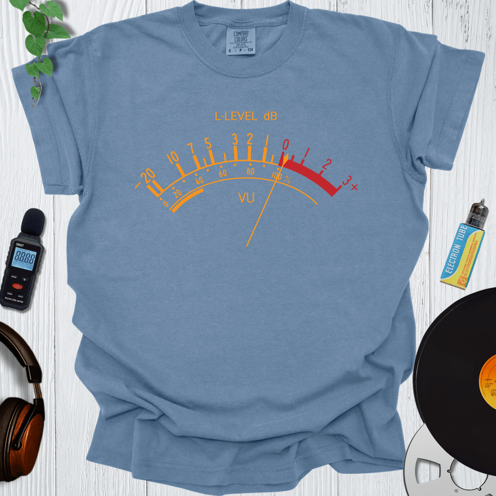 Printify T-Shirt Blue Jean / S VU Meter