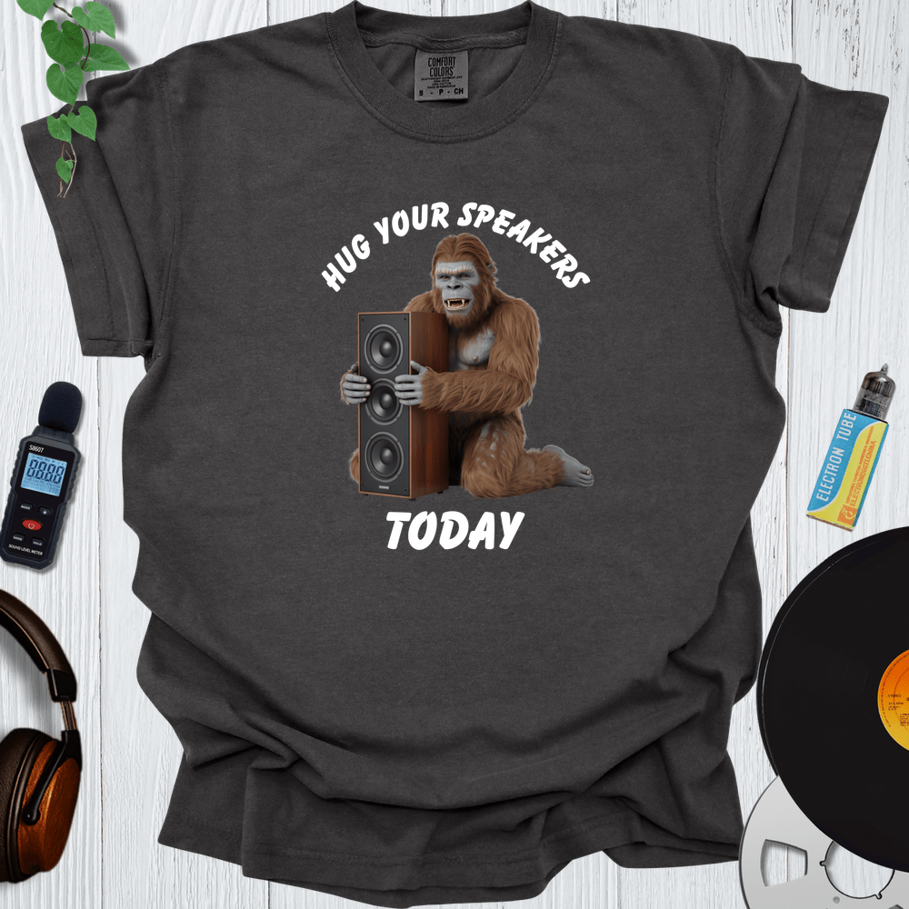 Printify T-Shirt Hug Your Speakers Today