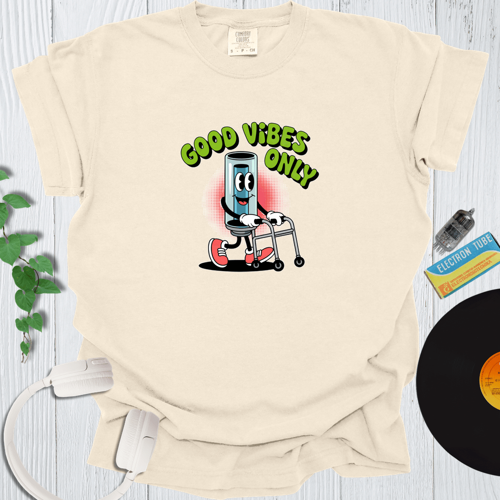 Printify T-Shirt Ivory / S Good Vibes Only Tube