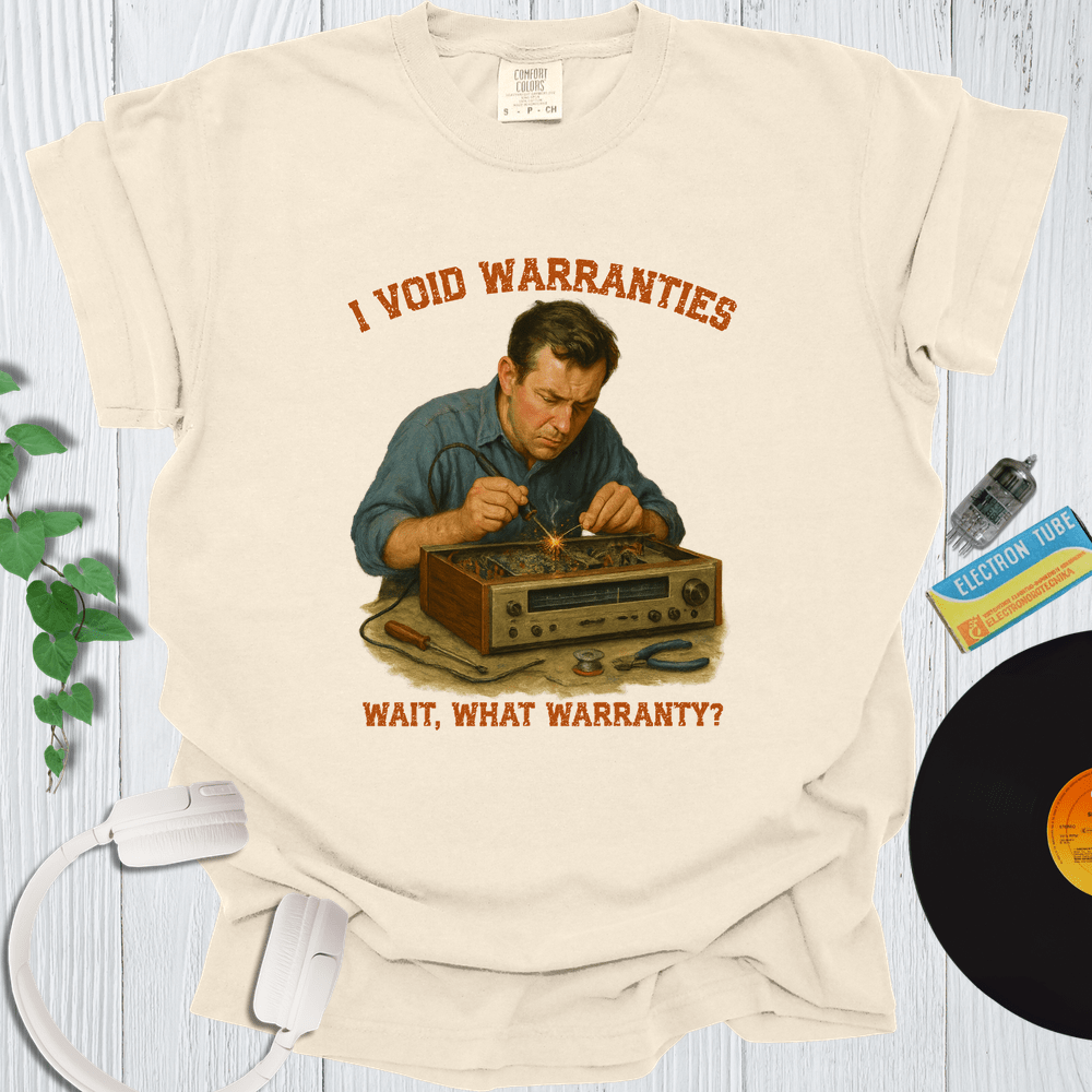 Printify T-Shirt Ivory / S I Void Warranties