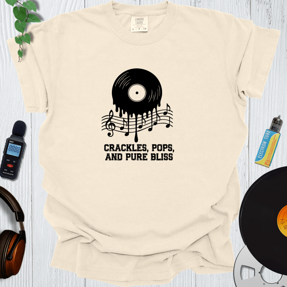 Printify T-Shirt Ivory / S Melting Vinyl