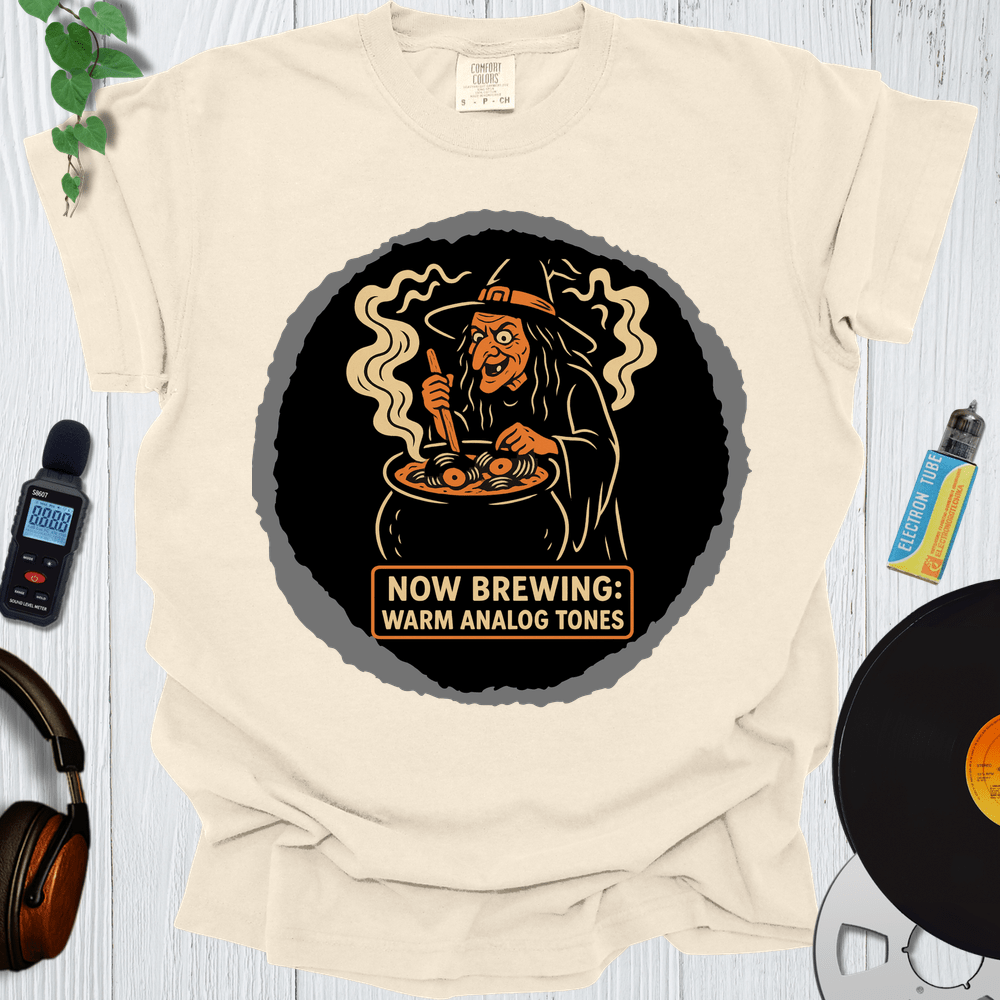 Printify T-Shirt Ivory / S Now Brewing Warm Analog Tones