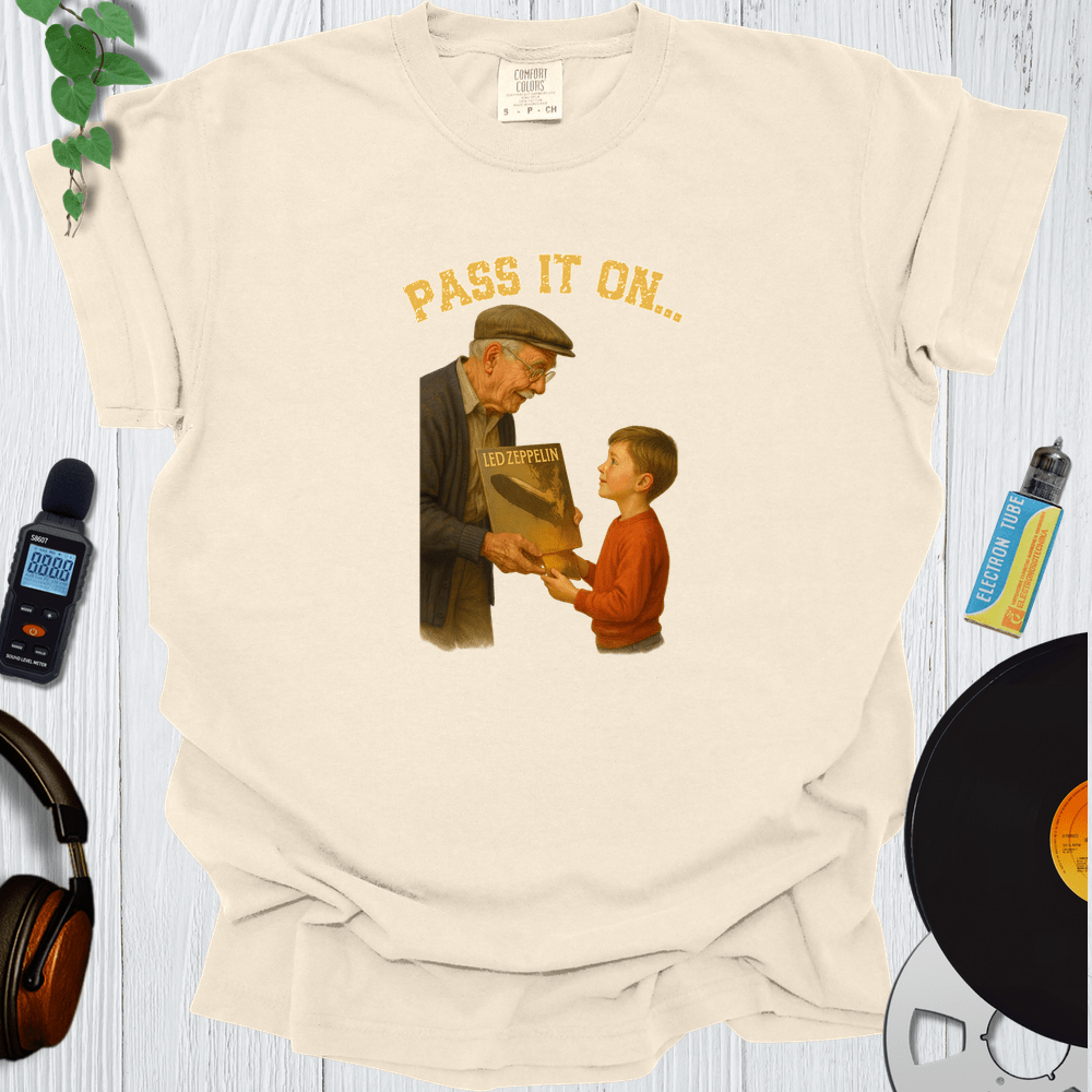 Printify T-Shirt Ivory / S Pass It On