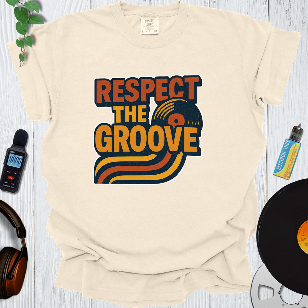 Printify T-Shirt Ivory / S Respect The Groove