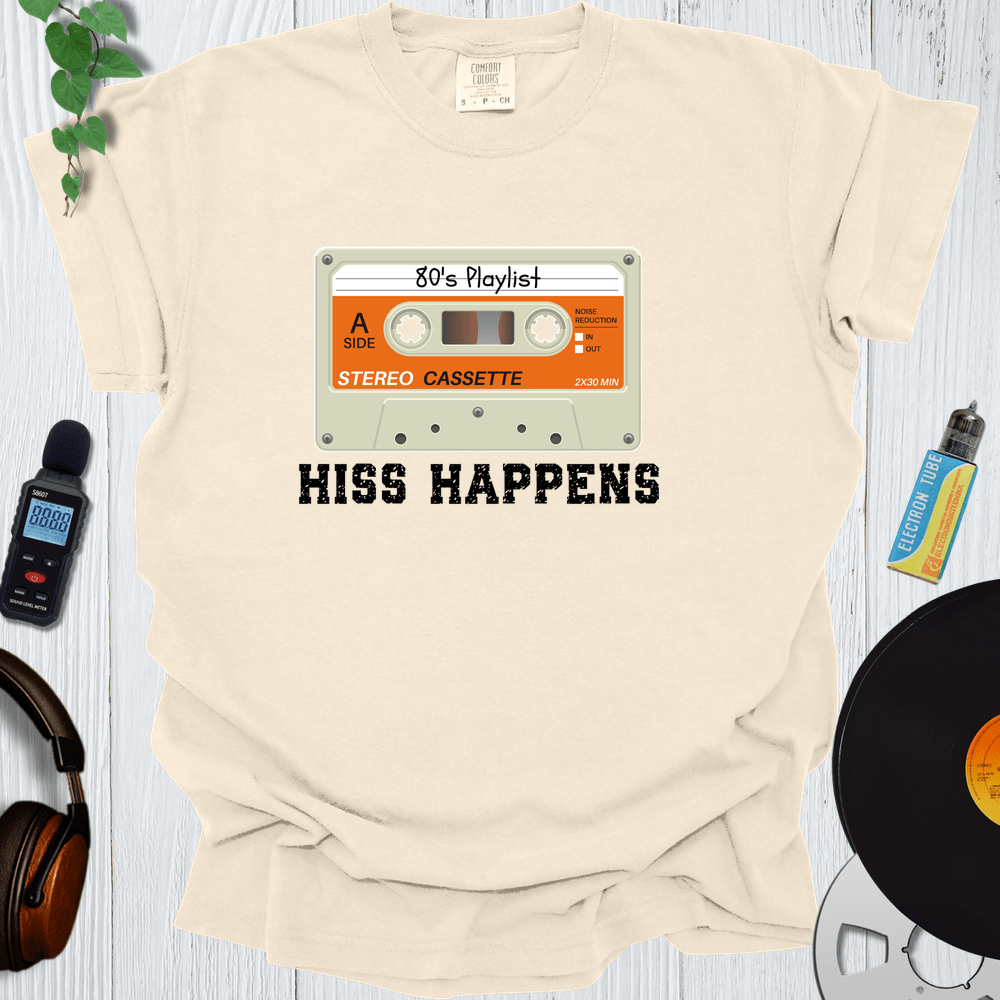 Printify T-Shirt Ivory / S Retro Cassette