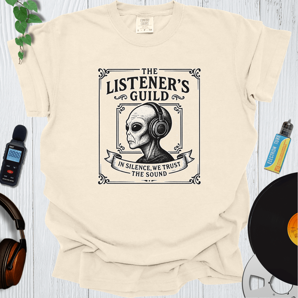 Printify T-Shirt Ivory / S The Listener's Guild Alien