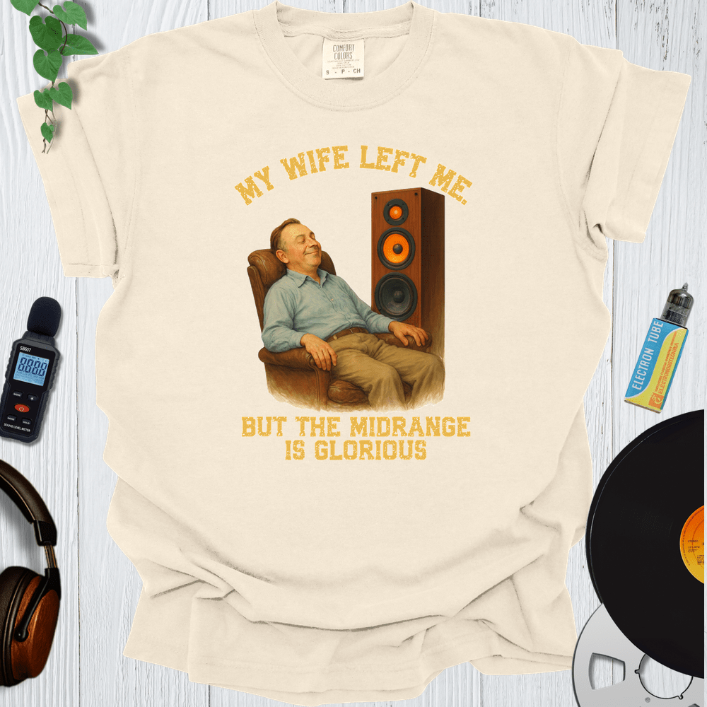 Printify T-Shirt Ivory / S The Midrange Is Glorious