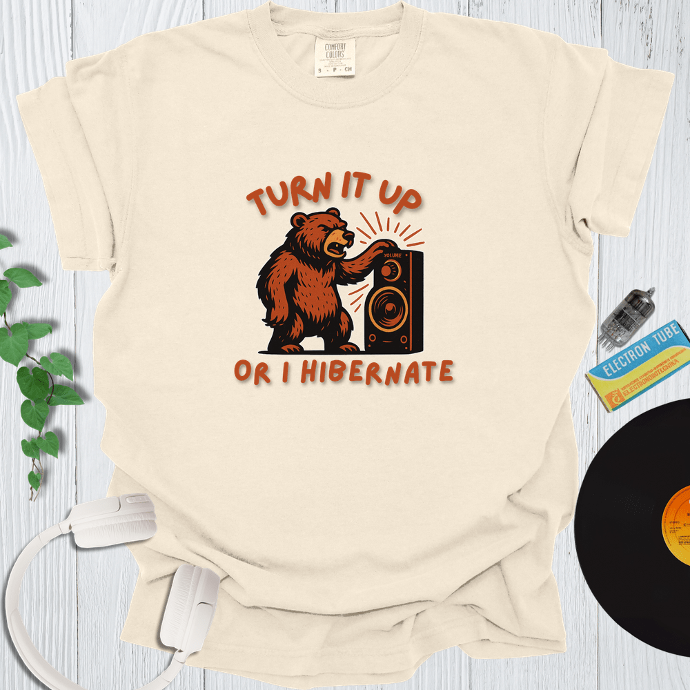 Printify T-Shirt Ivory / S Turn It Up