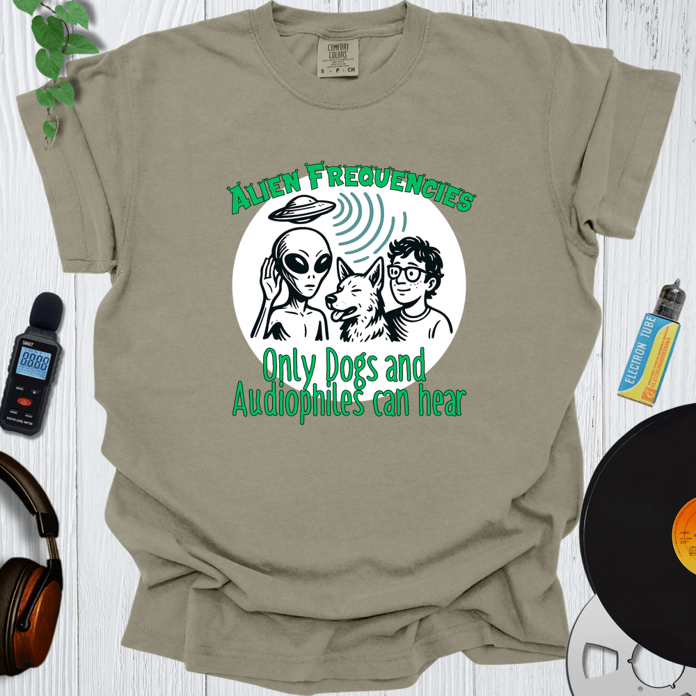 Printify T-Shirt Khaki / S Alien Frequencies