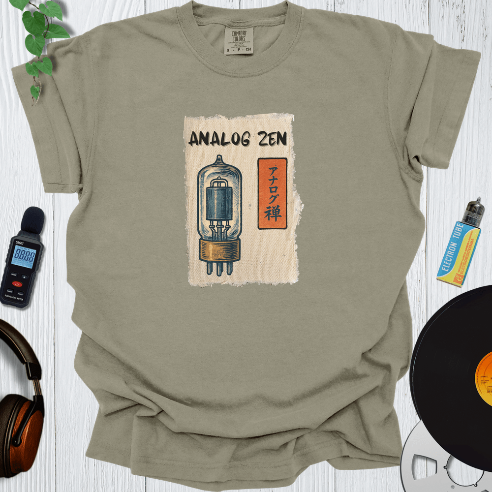 Printify T-Shirt Khaki / S Analog Zen