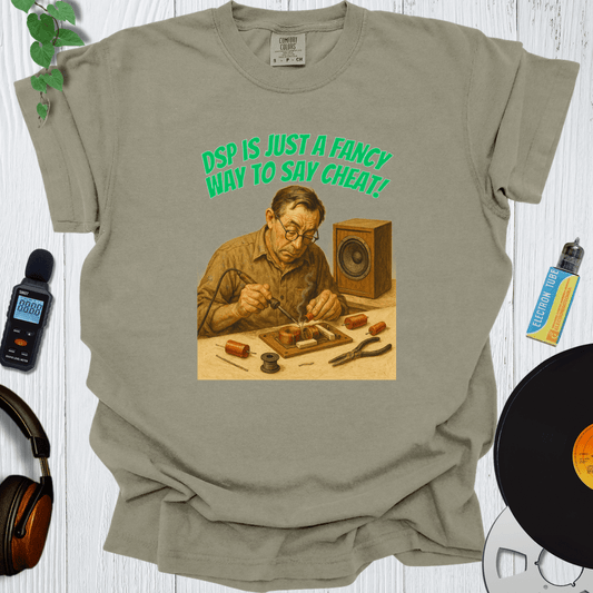 Printify T-Shirt Khaki / S DSP Is Just A Fancy Way To Say Cheat