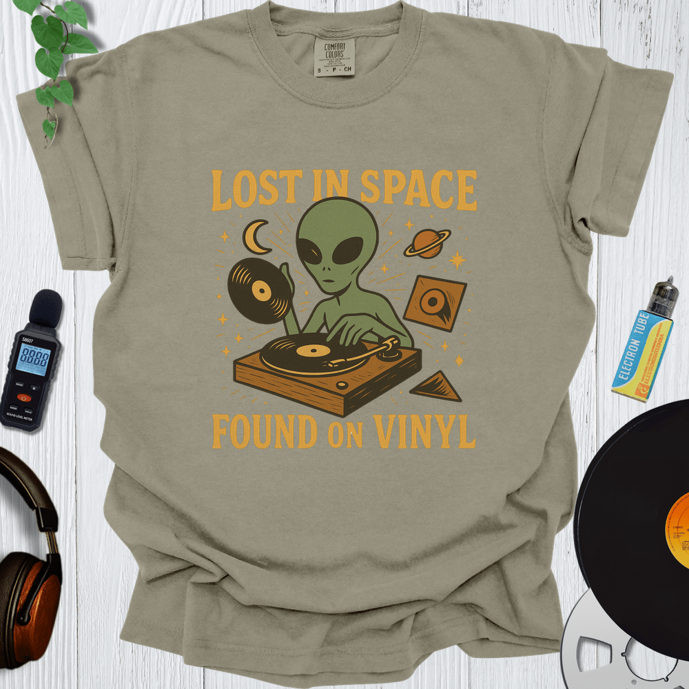 Printify T-Shirt Khaki / S Lost In Space