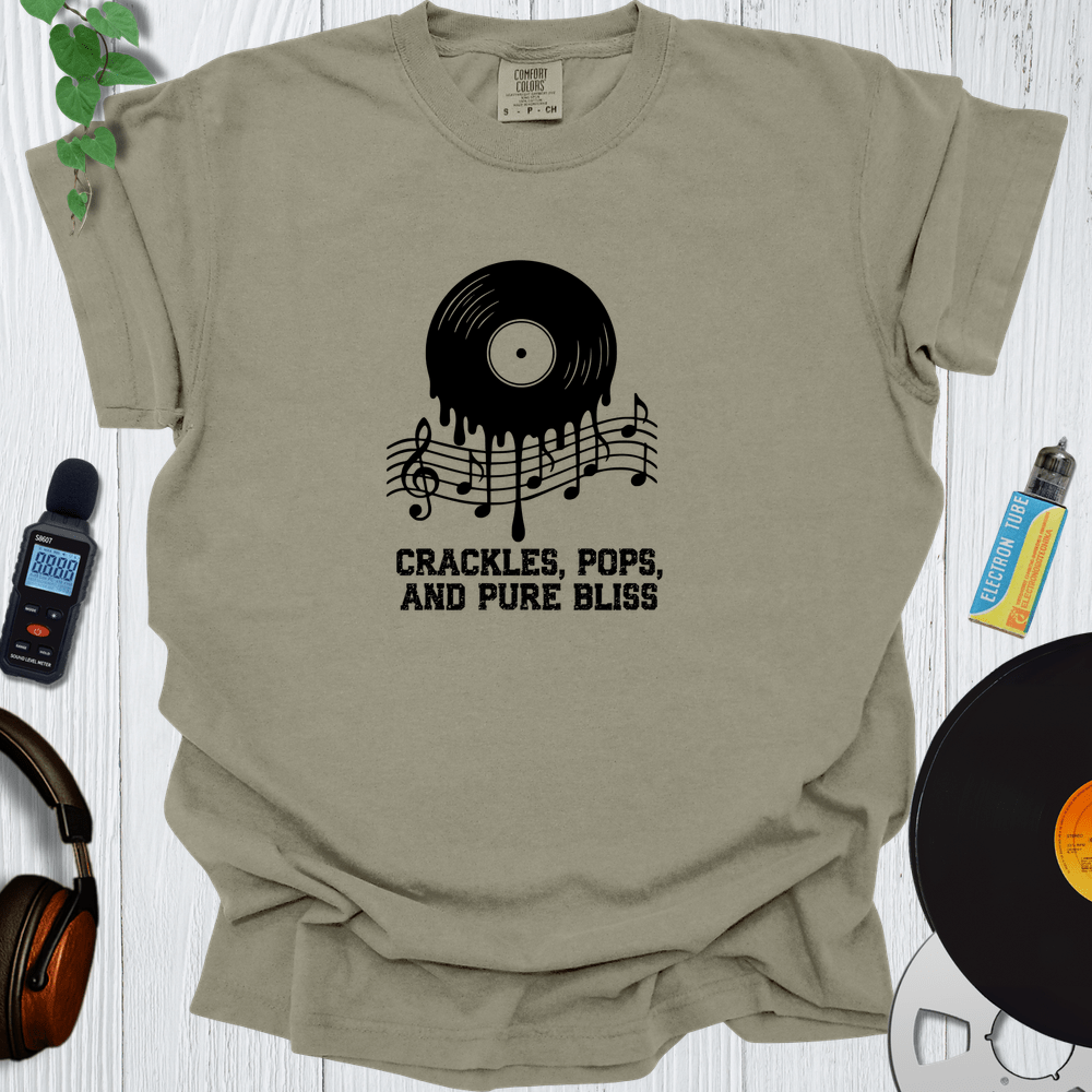 Printify T-Shirt Khaki / S Melting Vinyl