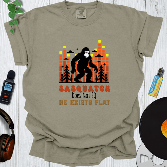 Printify T-Shirt Khaki / S Sasquatch Does Not Eq