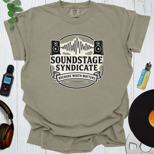 Printify T-Shirt Khaki / S Soundstage Syndicate