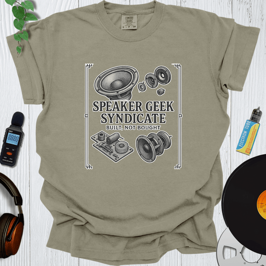 Printify T-Shirt Khaki / S Speaker Geek Syndicate