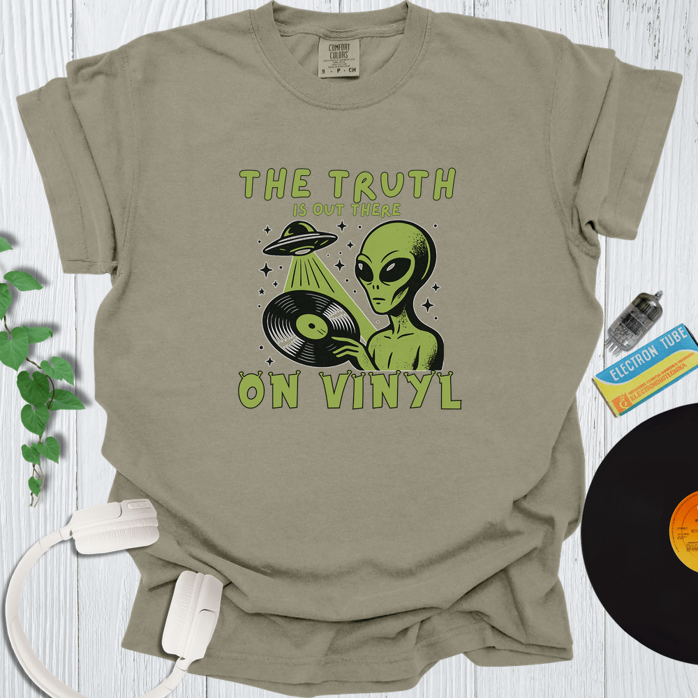 Printify T-Shirt Khaki / S The Truth Is Out There