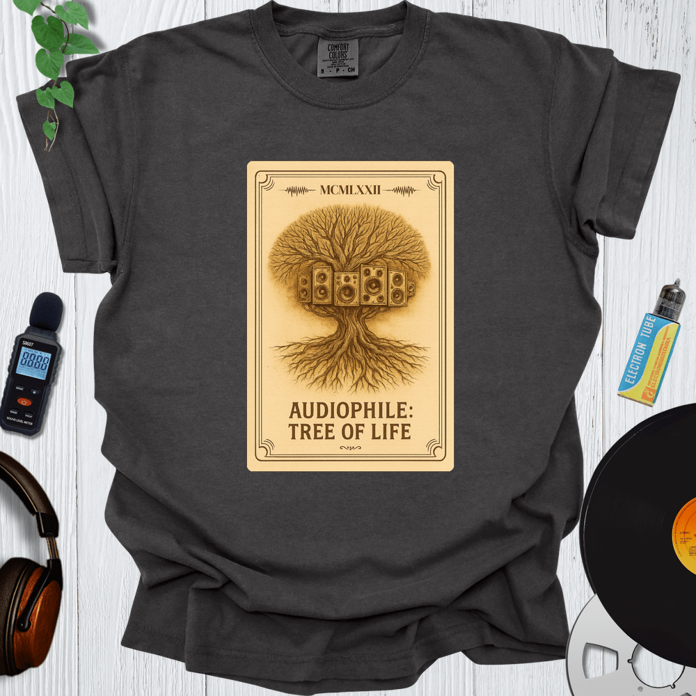 Printify T-Shirt Pepper / S Audiophile Tree Of Life V2