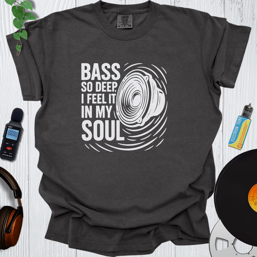 Printify T-Shirt Pepper / S Bass So Deep I Feel It In My Soul