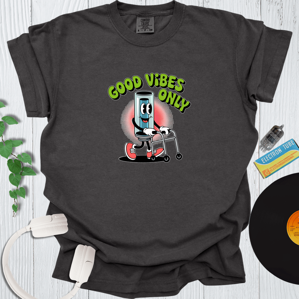 Printify T-Shirt Pepper / S Good Vibes Only Tube