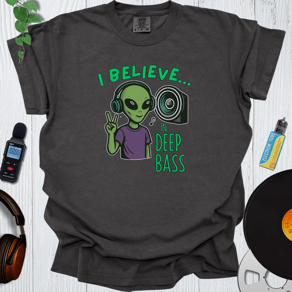 Printify T-Shirt Pepper / S I Believe In Deep Bass