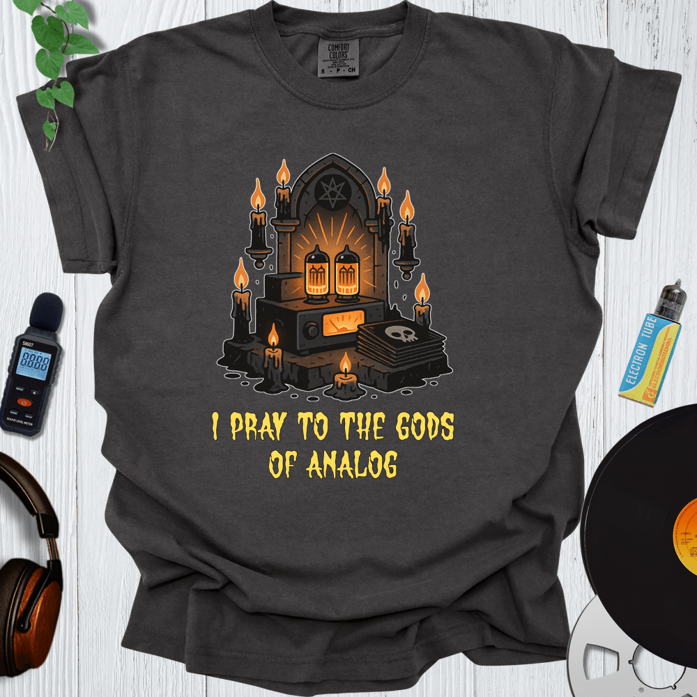 Printify T-Shirt Pepper / S I Pray to the Gods of Analog