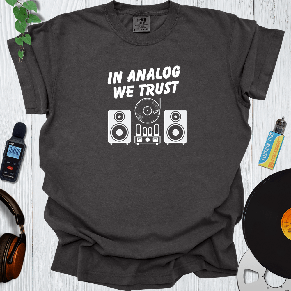 Printify T-Shirt Pepper / S In Analog We Trust