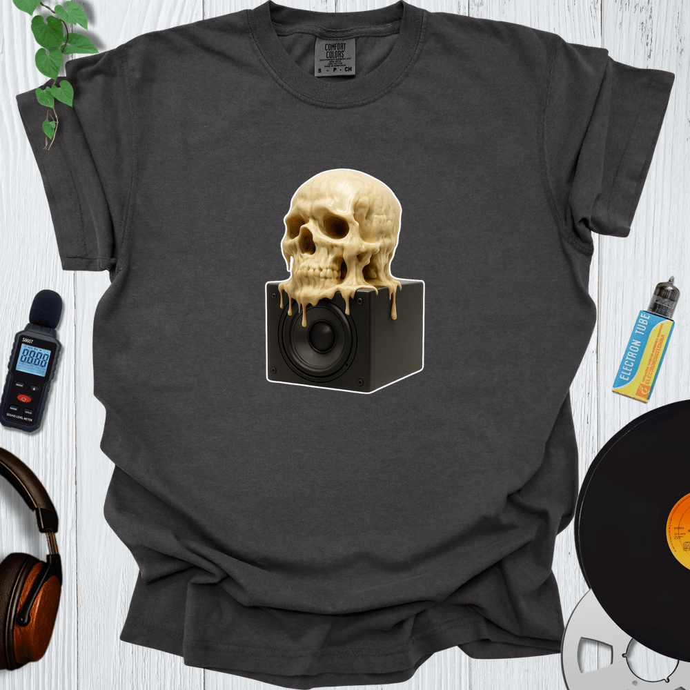 Printify T-Shirt Pepper / S Melting Skull