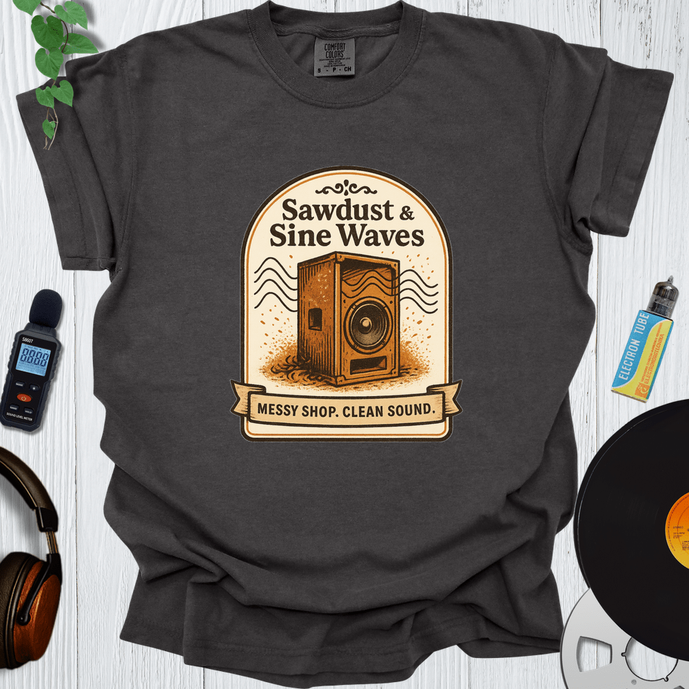 Printify T-Shirt Pepper / S Sawdust and Sine Waves