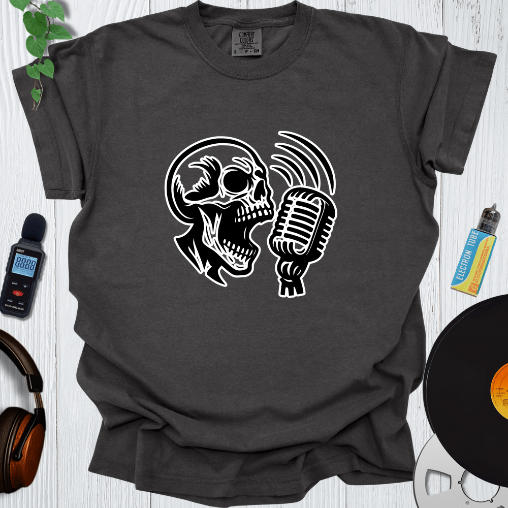 Printify T-Shirt Pepper / S Screaming Skull