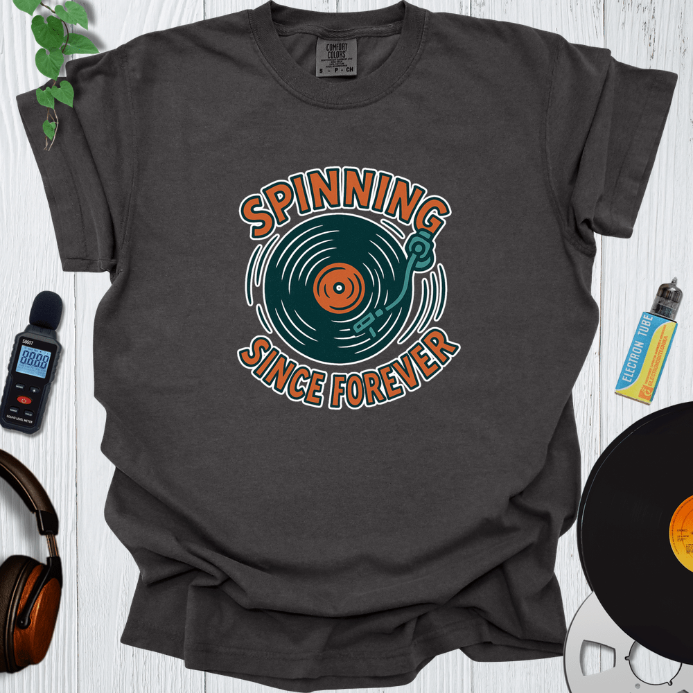 Printify T-Shirt Pepper / S Spinning Since Forever