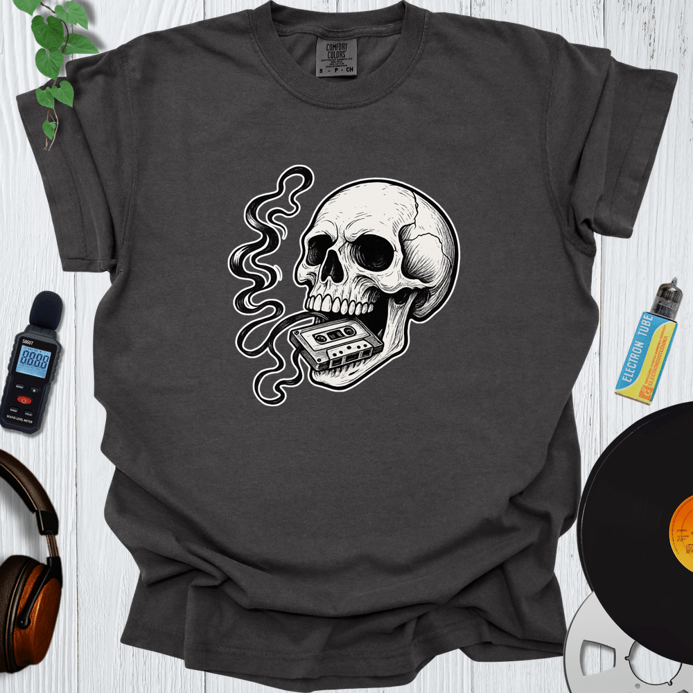 Printify T-Shirt Pepper / S Tape Skull